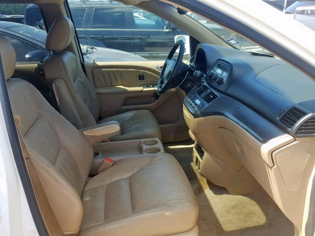 5FNRL38877B086798 - 2007 HONDA ODYSSEY TO WHITE photo 5