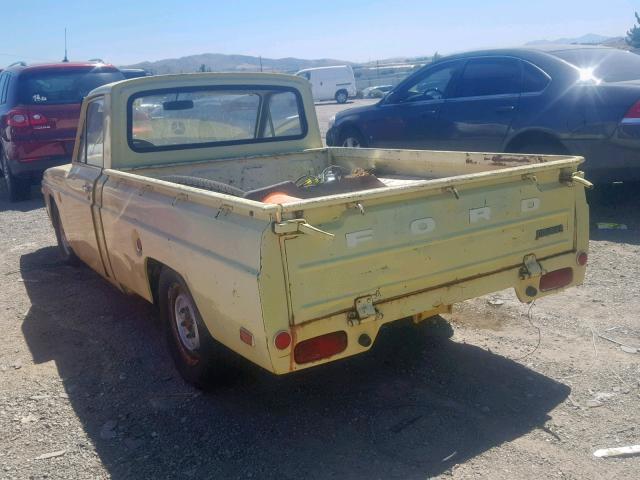 SGTARC02794 - 1975 FORD COURIER YELLOW photo 3