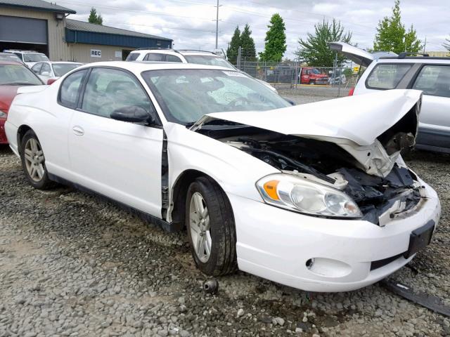 2G1WK151669283068 - 2006 CHEVROLET MONTE CARL WHITE photo 1