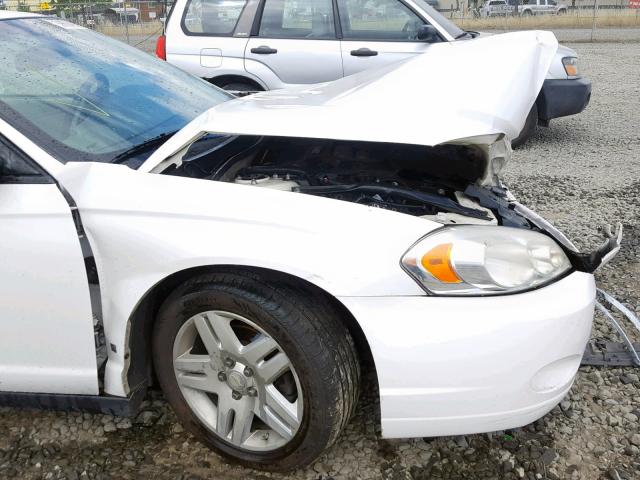 2G1WK151669283068 - 2006 CHEVROLET MONTE CARL WHITE photo 10