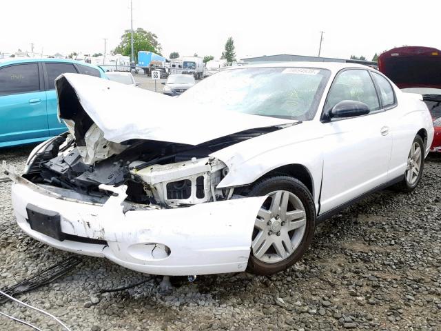 2G1WK151669283068 - 2006 CHEVROLET MONTE CARL WHITE photo 2