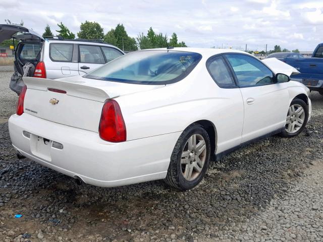 2G1WK151669283068 - 2006 CHEVROLET MONTE CARL WHITE photo 4