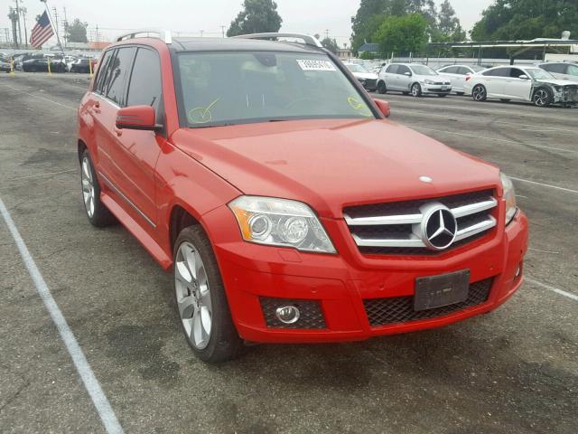 WDCGG8HB2AF306835 - 2010 MERCEDES-BENZ GLK 350 4M RED photo 1