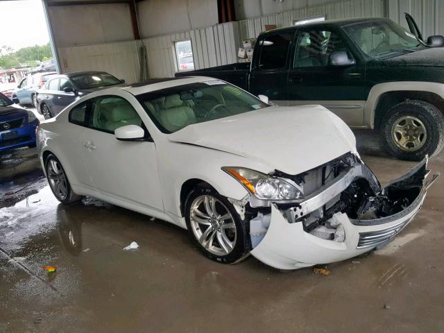 JNKCV64E98M127811 - 2008 INFINITI G37 BASE WHITE photo 1