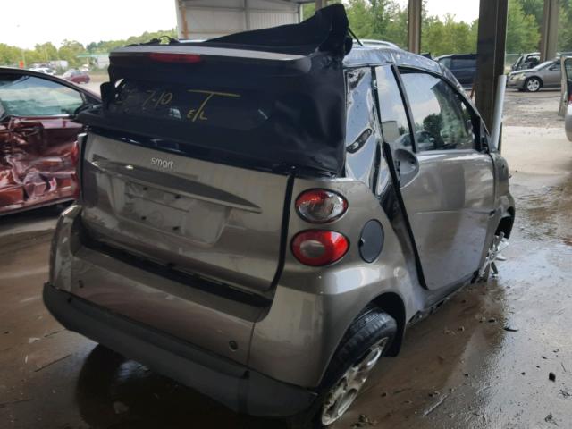 WMEEK31X69K222915 - 2009 SMART FORTWO PAS 灰色 照片 4