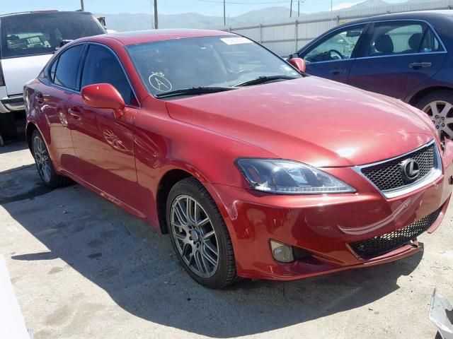 JTHCK262972012611 - 2007 LEXUS IS 250 RED photo 1