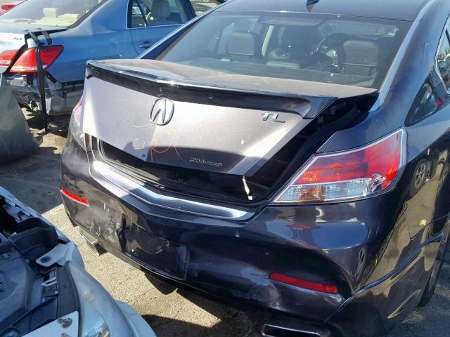 19UUA9F55DA001779 - 2013 ACURA TL TECH GRAY photo 9