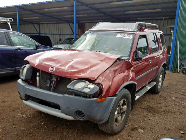 5N1ED28T24C641235 - 2004 NISSAN XTERRA XE RED photo 2