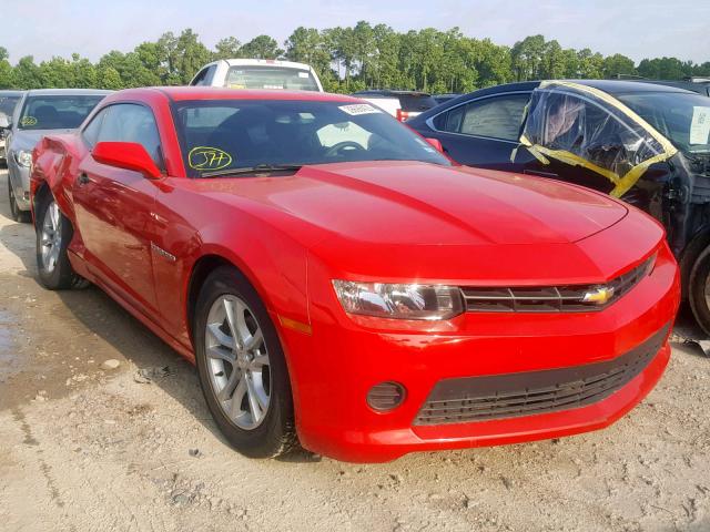 2G1FA1E34E9151770 - 2014 CHEVROLET CAMARO LS RED photo 1