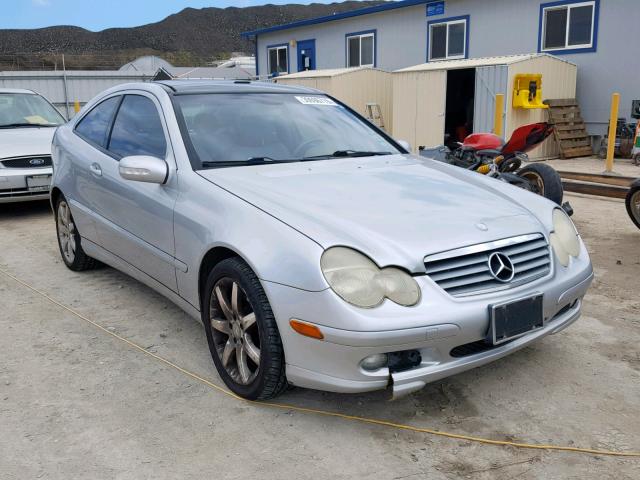 WDBRN47J32A376704 - 2002 MERCEDES-BENZ C 230K SPO SILVER photo 1