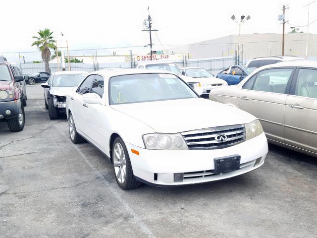 JNKAY41E73M005125 - 2003 INFINITI M45 WHITE photo 1