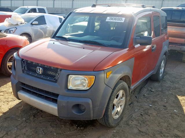 5J6YH285X3L032703 - 2003 HONDA ELEMENT EX ORANGE photo 2