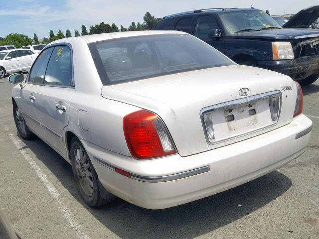 KMHFU45E14A292991 - 2004 HYUNDAI XG 350 WHITE photo 3