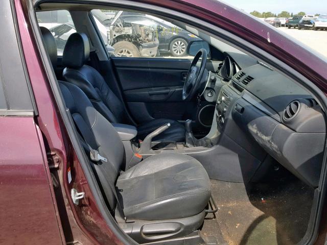 JM1BK343871714746 - 2007 MAZDA 3 HATCHBAC PURPLE photo 5