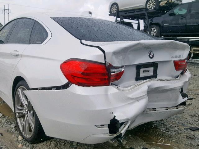 WBA4A9C59GGL89925 - 2016 BMW 428 I WHITE photo 9