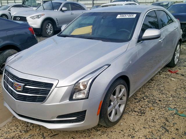 1G6AA5RA4G0101310 - 2016 CADILLAC ATS GRAY photo 2