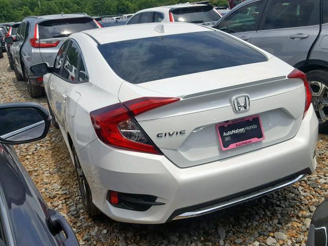 19XFC1F71KE006752 - 2019 HONDA CIVIC EXL WHITE photo 3