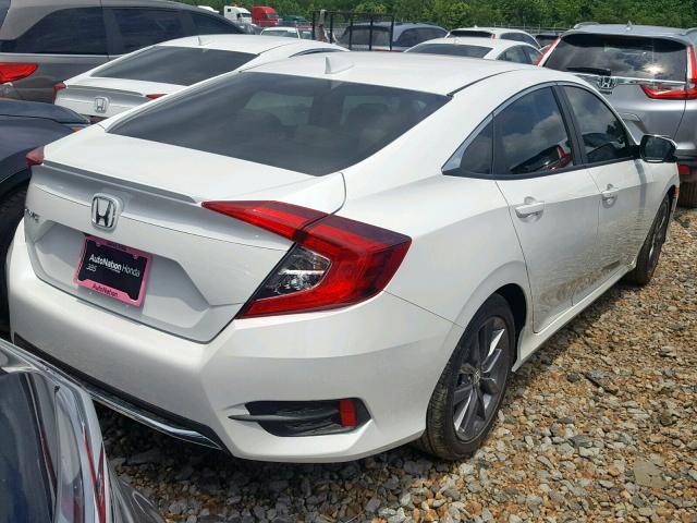 19XFC1F71KE006752 - 2019 HONDA CIVIC EXL WHITE photo 4