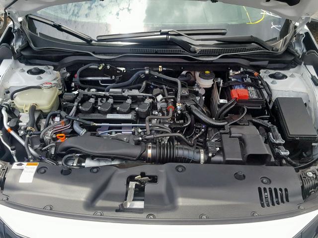 19XFC1F71KE006752 - 2019 HONDA CIVIC EXL WHITE photo 7