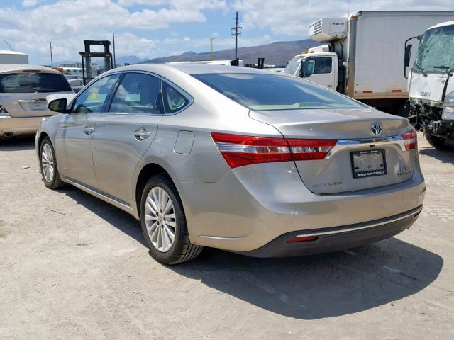 4T1BD1EB5DU007002 - 2013 TOYOTA AVALON HYB TAN photo 3