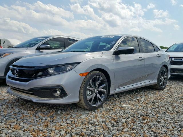 19XFC2F82KE014809 - 2019 HONDA CIVIC SPOR GRAY photo 2