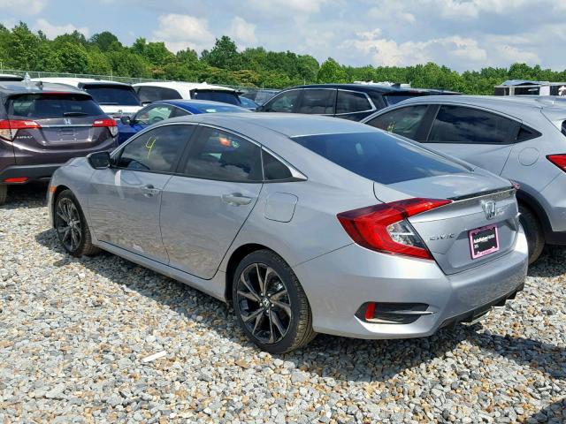 19XFC2F82KE014809 - 2019 HONDA CIVIC SPOR GRAY photo 3