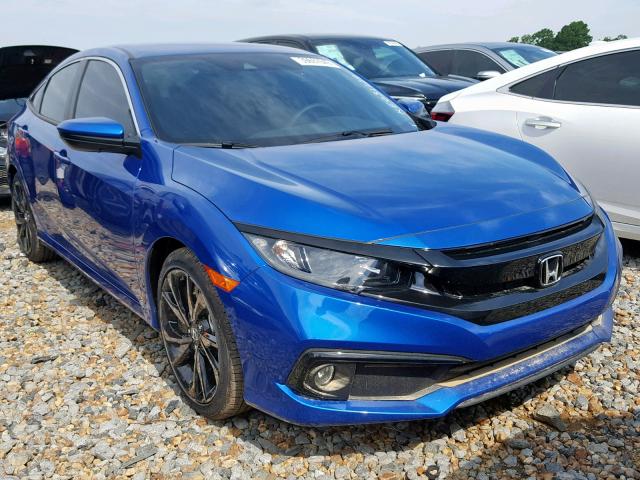 19XFC2F8XKE031129 - 2019 HONDA CIVIC SPOR BLUE photo 1