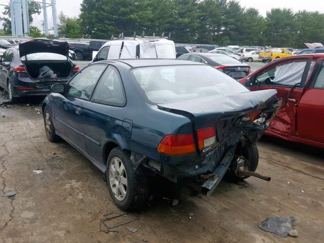 1HGEJ6224VL080463 - 1997 HONDA CIVIC DX BLACK photo 3