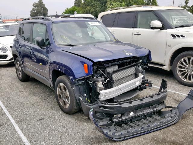 ZACCJAAB0JPG75035 - 2018 JEEP RENEGADE S 蓝色 照片 1