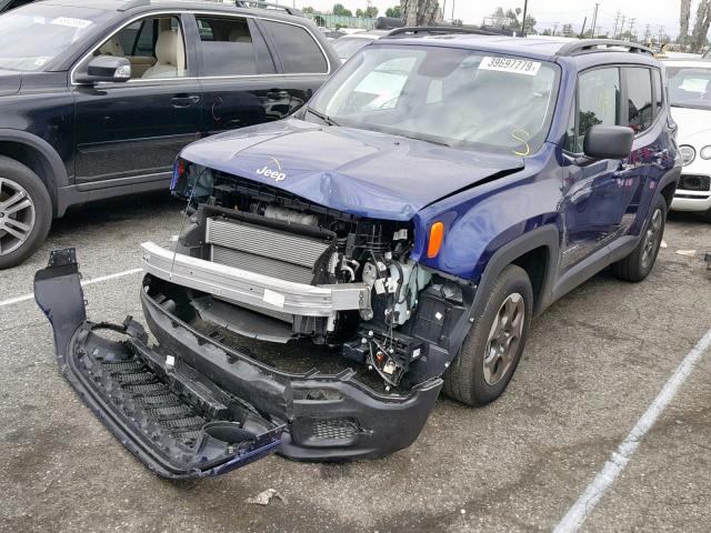 ZACCJAAB0JPG75035 - 2018 JEEP RENEGADE S 蓝色 照片 2