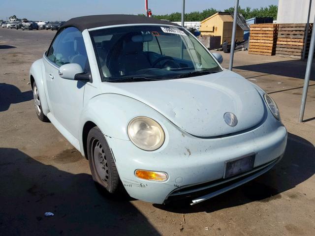 3VWBM31YX4M349976 - 2004 VOLKSWAGEN NEW BEETLE Mavi foto 1