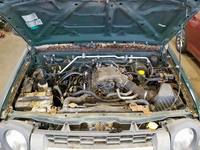 5N1ED28Y62C513671 - 2002 NISSAN XTERRA XE GREEN photo 7