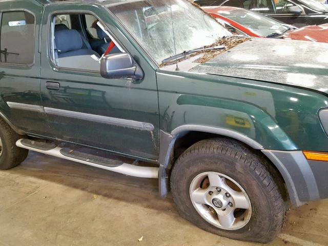 5N1ED28Y62C513671 - 2002 NISSAN XTERRA XE GREEN photo 9