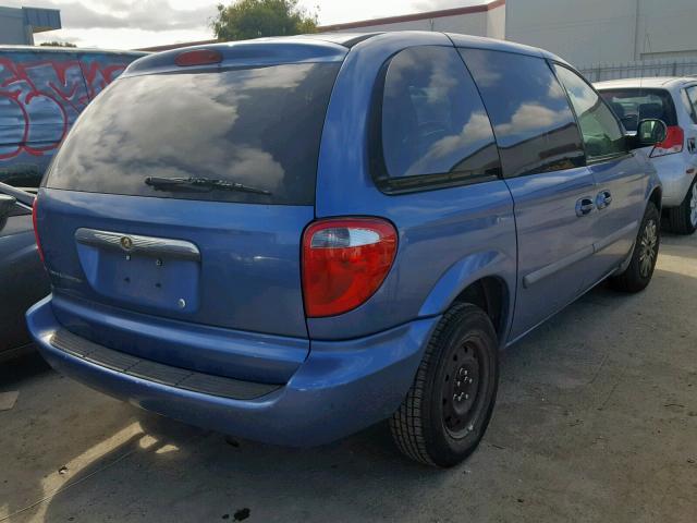 1A8GJ45R17B145372 - 2007 CHRYSLER TOWN & COU BLUE photo 4