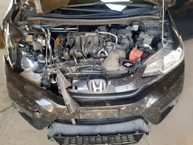 3HGGK5G53FM706734 - 2015 HONDA FIT LX BLACK photo 7