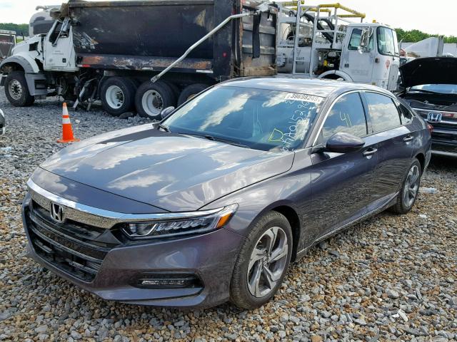 1HGCV2F55KA015296 - 2019 HONDA ACCORD EXL GRAY photo 2