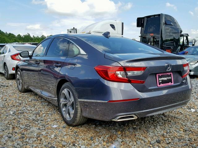 1HGCV2F55KA015296 - 2019 HONDA ACCORD EXL GRAY photo 3