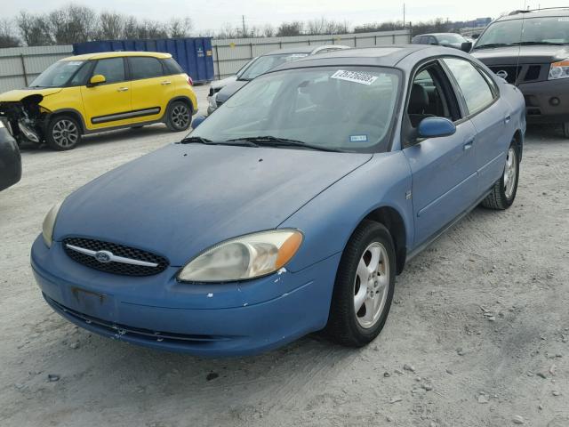 1FAFP55S83A272930 - 2003 FORD TAURUS SES BLUE photo 2