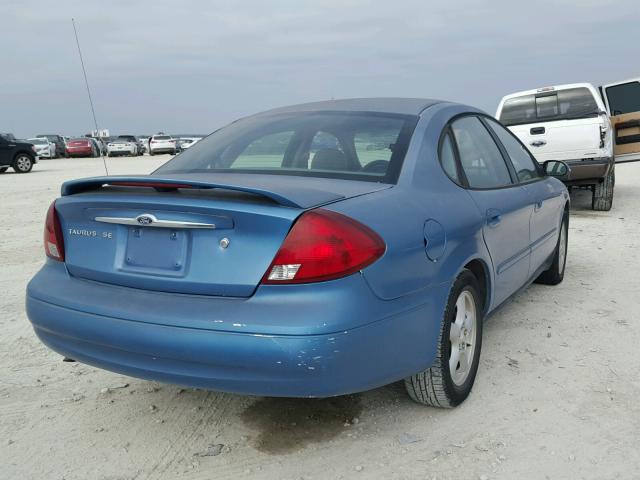 1FAFP55S83A272930 - 2003 FORD TAURUS SES BLUE photo 4