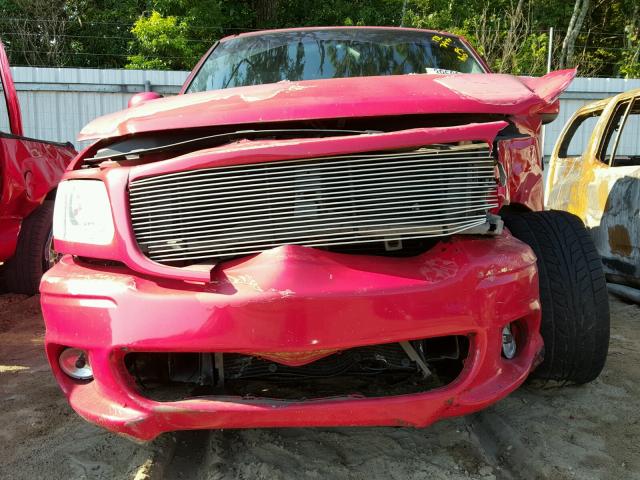 2FTZF0730YCB01503 - 2000 FORD F150 SVT L RED photo 9