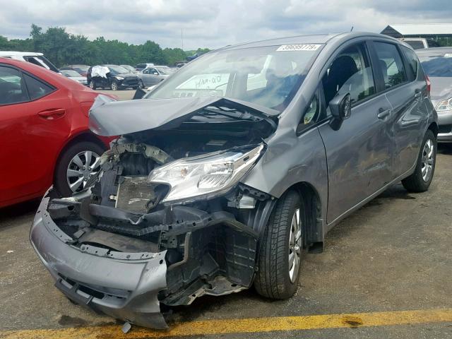 3N1CE2CP2FL389449 - 2015 NISSAN VERSA NOTE SILVER photo 2