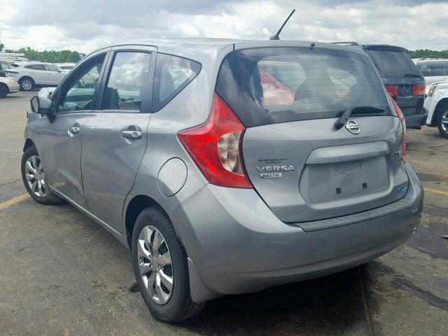 3N1CE2CP2FL389449 - 2015 NISSAN VERSA NOTE SILVER photo 3