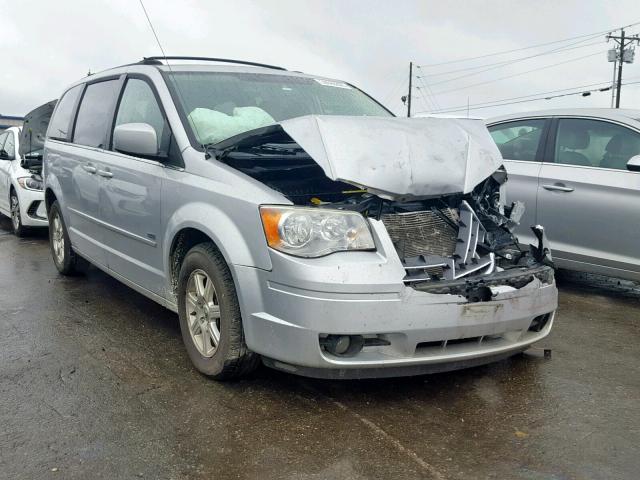 2A8HR54P08R833143 - 2008 CHRYSLER TOWN & COU SILVER photo 1