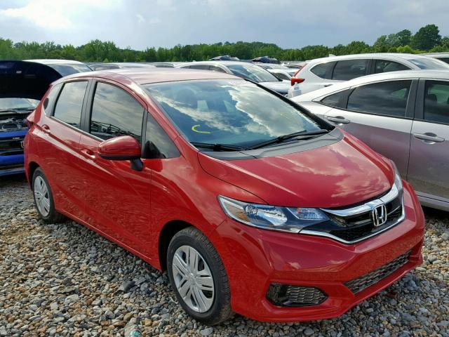 3HGGK5H48KM719303 - 2019 HONDA FIT LX RED photo 1