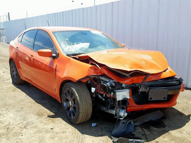 1C3CDFBB6FD406342 - 2015 DODGE DART SXT ORANGE photo 1