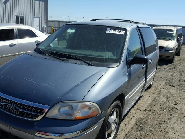 2FMDA5342XBB73324 - 1999 FORD WINDSTAR S BLUE photo 2