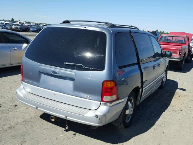 2FMDA5342XBB73324 - 1999 FORD WINDSTAR S BLUE photo 4