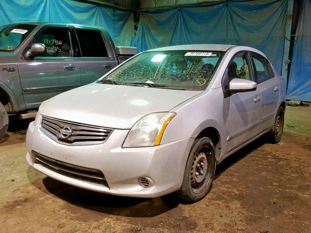 3N1AB6APXBL694797 - 2011 NISSAN SENTRA 2.0 SILVER photo 2