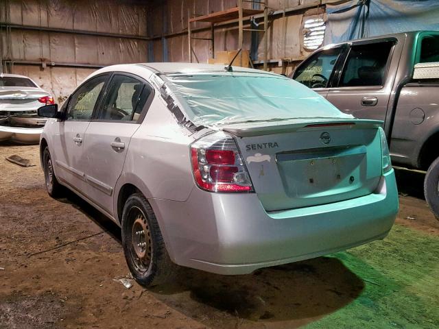 3N1AB6APXBL694797 - 2011 NISSAN SENTRA 2.0 SILVER photo 3