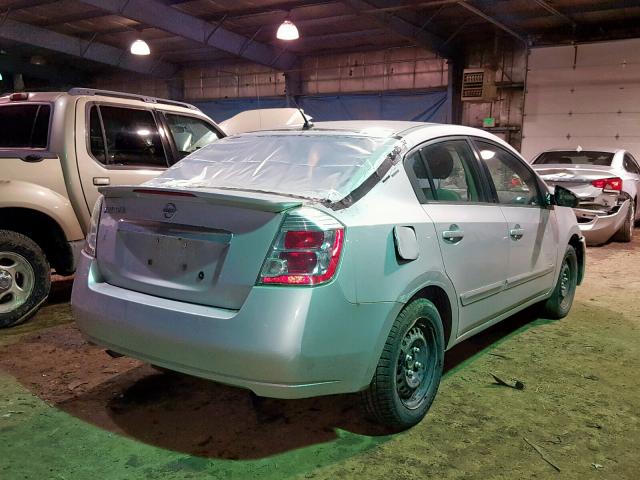 3N1AB6APXBL694797 - 2011 NISSAN SENTRA 2.0 SILVER photo 4